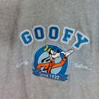 Disney World Goofy Embroidered Spell Out Seriously Clueless T-Shirt Size XL Gray