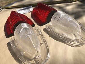 NEW REPLACEMENT 1954 CHEVROLET BEL AIR 150 AND 210 TAIL LIGHT LENS SET !