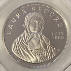 1974 Laura Secord Sterling Silver Proof Coin Medal Canadian Heroine 27.1g ~ RARE