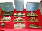 Shelia's Collectible Houses Lot of 8 Houses 1995-2001 Signed NIB