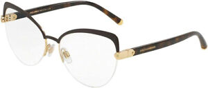 Dolce & Gabbana DG1305 Eyeglass Frames 1315-55-16-140 - Matte Brown