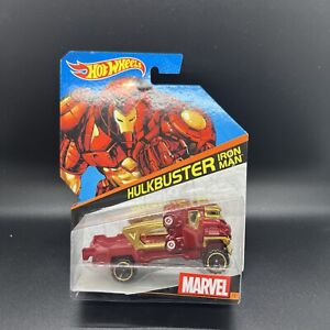 Hot Wheels Character Car Marvel Hulkbuster Iron Man Red Truck