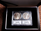 1986 (S) & 2021 (W) ASE INAUGURAL ISSUE 2 COIN SET (1 OF 50) PCGS MS 70 BOTH FS!