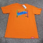 NWT Cookies SF Shirt Mens Medium Orange Berner Graphic Tee Logo Crew Neck Cotton