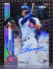 NICO HOERNER  -  2020 TOPPS CHROME ROOKIE AUTOGRAPH REFRACTOR #RANH