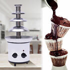 Home,Commercial 4 Tier Chocolate Fondue Fountain Cheese Melting Machine