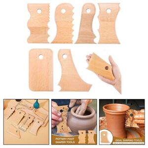 7pcs/set Pottery Tools Pottery Foot Shaper Tools Pottery Trimming Tools Durable