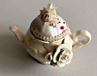 Mudpie Mini Teapot Pin Cushion Figurine Floral