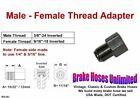 Brake Line Thread Adapter - Male 3/8