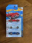 Lot of 3 HOT WHEELS '72 Stingray Convertible Red White and Blue