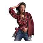 Cabi Floral Corsage Blouse Style # 4157 Womens Size Medium