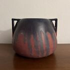 Antique Fulper Pottery HUGE EXAMPLE Arts & Crafts Double Handle Vase Pot