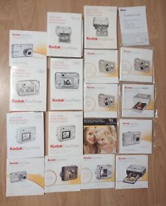Large 2 Lot of Vintage Camera 29 Manuals Guides Brochures Kodak Easy Share Nikon