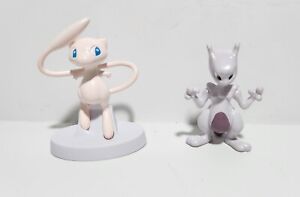 Tomy Officially Licensed Mew & Mewtwo Pokemon Toy Lot - New