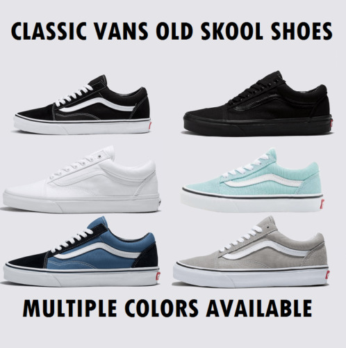 Vans Canvas Old Skool  Unisex Shoes Multiple Colors Available