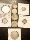 Coins mixed foreign most silver old time lot take a look worth a bid Belgium, Ge
