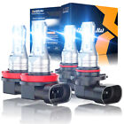 XWQHJW 9005 H11 LED Combo Bulbs Headlight High Low Beam for Peterbilt 579 389