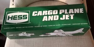 NIB 2021 HESS TRUCK COLLECTIBLE CARGO PLANE AND JET WITH LED LIGHTS & SOUND NEW