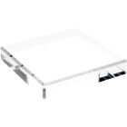 Plymor Clear Polished Acrylic Square Beveled Display Base 6