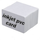 50X White Blank Inkjet PVC Card Used for Business ID Photo Card etc Printable