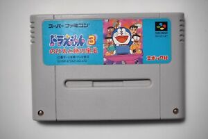Super Famicom Doraemon 3 Nobita to Toki no Hougyoku Japan SFC game US Seller