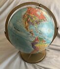 Vintage Replogle World Nation Series Raised Globe by Leroy M. Tolman 12