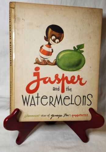 1945 Jasper and the Watermelons George Pal Puppetoons Vtg Rare Childrens HC Book