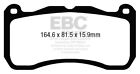 EBC Brakes Yellowstuff Street And Track Brake Pads DP43013R