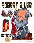 Robert E. Lee Caricaure American Civil War themed art print