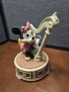 New ListingWalt Disney Productions Minnie Mouse Playing Harp Music Box