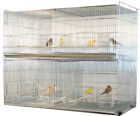 X-LARGE Galvanized 2 of Bird Finches Canaries Aviaries Breeding Flight Cages