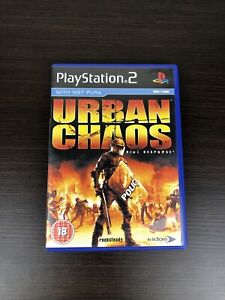 Rare PS2 Playstation 2 Urban Chaos: Riot Response with Net Play PAL Complete