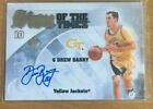 Drew Barry Georgia Tech Basketball Upperdeck Sign of the Times Autograph Card Rc