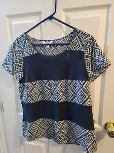 charming charlie Womens Blouse/shirt. Medium. Blues PRICED TO SELL