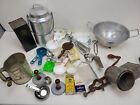 Kitchen Gadgets Measuring Cups, Strainer, Food Grinder, Tea Box & Spice Jars