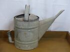 Vintage Antique Wheeling 12 Qt. (3 gallons) Galvanized Metal Watering Can