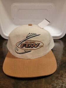 Vintage Walmart FLW Tour hat cap Fishing  Evinrude Outboard Embroidered.