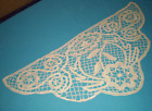 Old Vintage Brussels Lace Tablecloth rare find