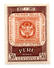 First Peruvian Postage Stamp's Centenary, 30 cents, Perú 1957, accept offers