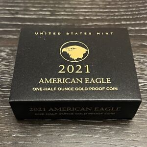 2021 American Eagle One-Half Ounce Gold Proof Coin (21ECN) Type 2