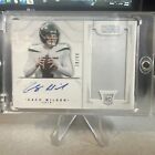 2021 National Treasures Crossover Zach Wilson RPA /99 Rookie Auto Rc Jets Patch