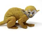 Vintage 1970s Imperial Wonder Zoo Collectible - Yellow Rubber Squirrel Monkey