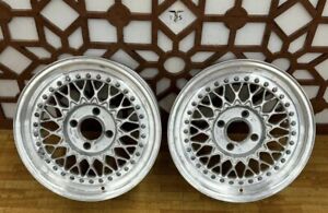 JDM BBS RS039 16 inch 7J+24 4H-114.3 Used 2wheels 3 pieces No Tires