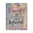 Cupcakes are Muffins 11x14 Canvas Gallery Wrap
