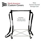 Heavy-Duty Hardtop Stand Storage Trolley Cart Rack & Securing Strap 050x