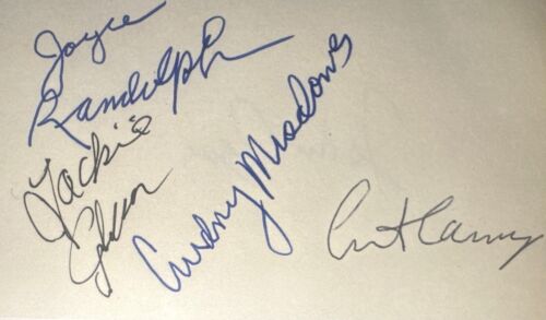 New ListingJackie Gleason, Audrey Meadows  Signed  The Honeymooners Cast Signed Album Page