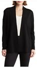 NewWT $395 VINCE Light Wool Drop Shoulder Cardigan - Black- Large- SALE!
