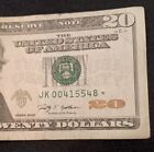 $20 Twenty Dollar Bill STAR NOTE 2009 ⭐️ Rare