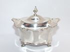 ANTIQUE EDWARDIAN 199g STERLING SILVER TEA CADDY, WILLIAM NEALE CHESTER 1902
