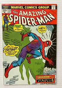 Amazing Spider-Man #128 Marvel Comics Vulture John Romita Bronze Age 1974